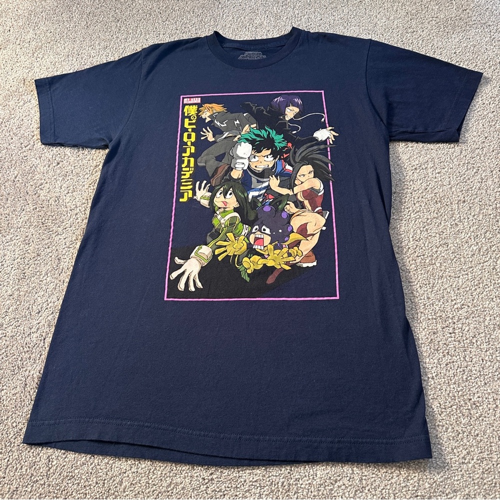 My Hero Academia T-shirt Funimation Navy Blue Anime Medium M